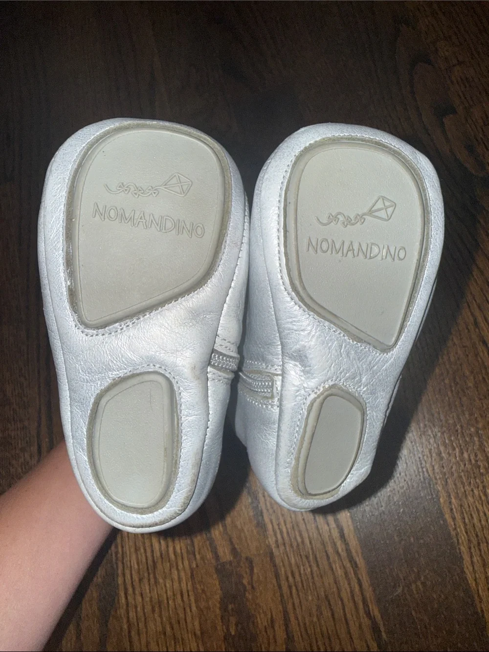 Silver Leather Baby Cowboy Cowgirl Boots Size 3